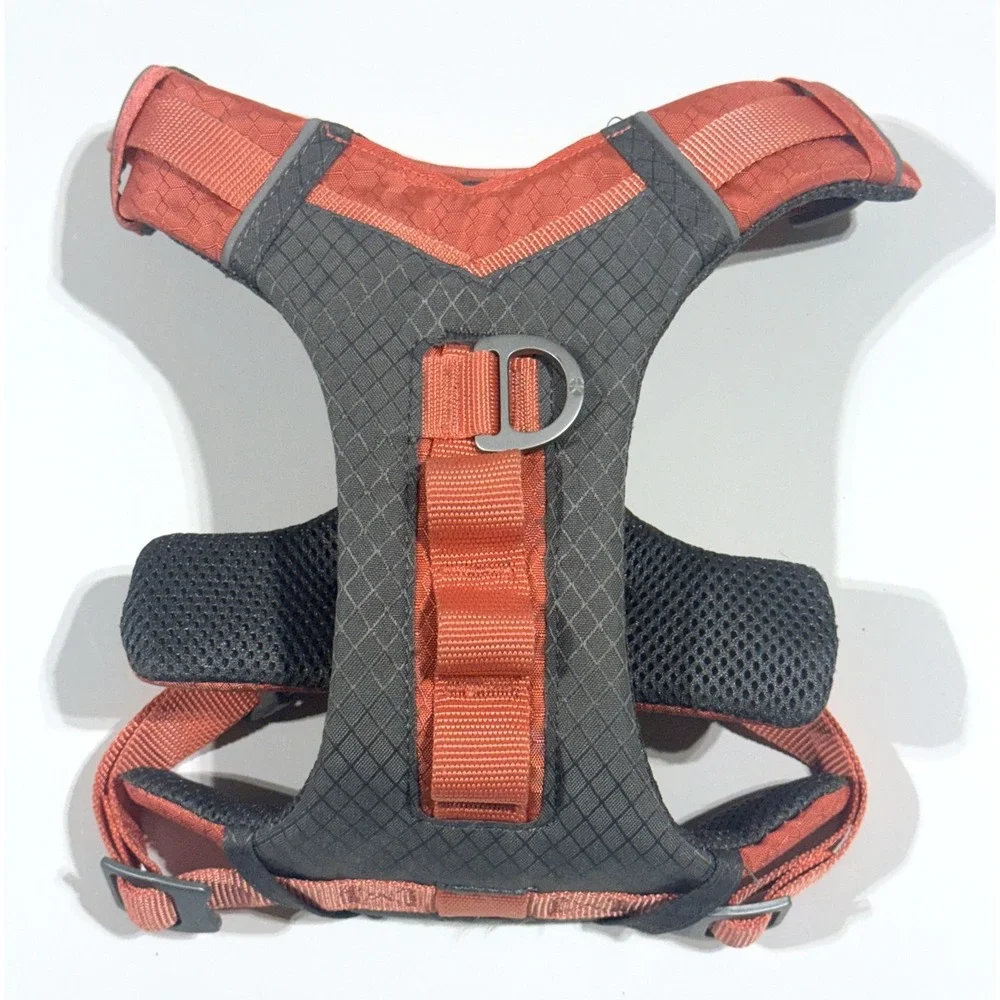 Kurgo Journey Air Dog Harness Reflective Trim Coral Gray Size Medium NWOT